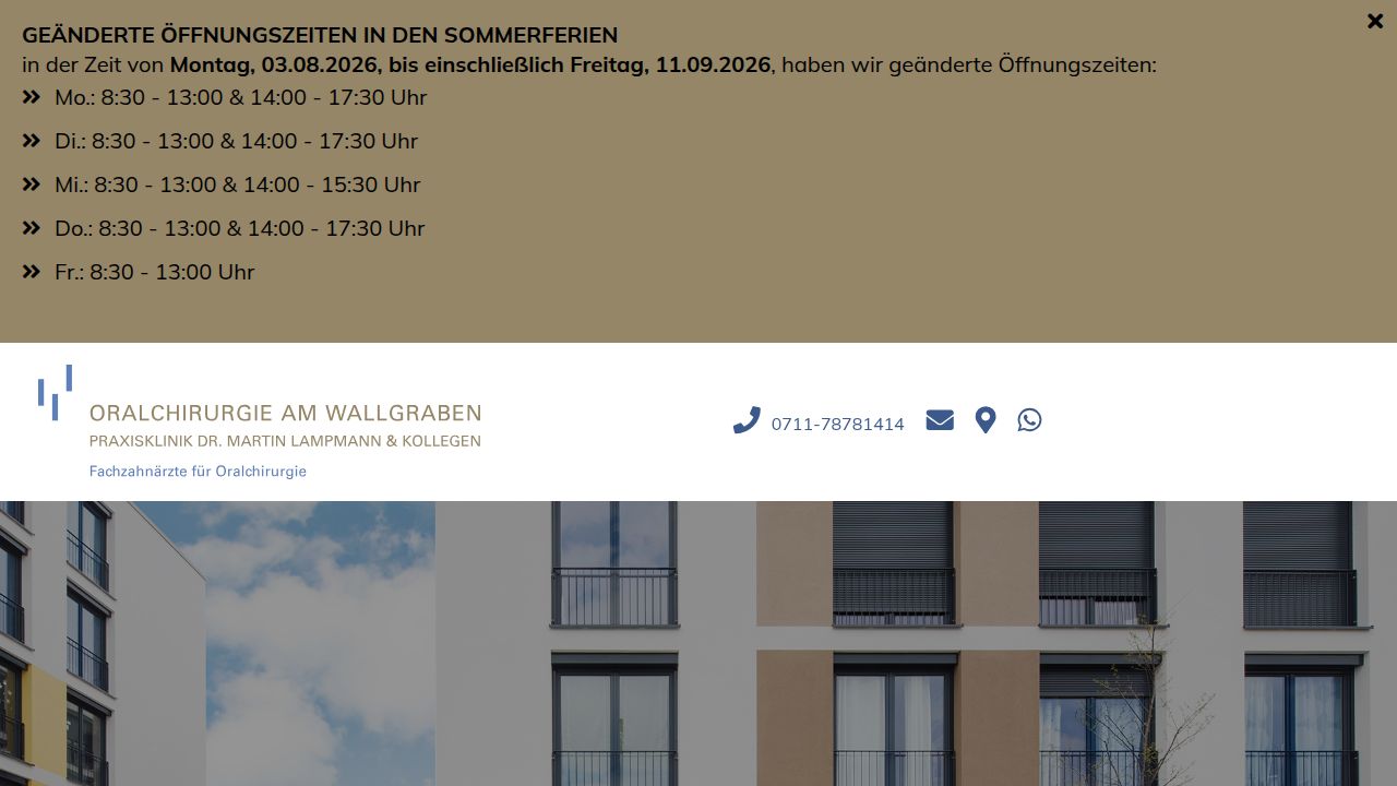 Startseite der Internetseite von Herr Dr. Martin Lampmann