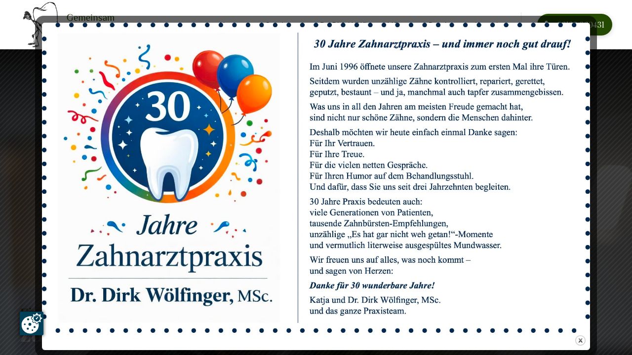 Startseite der Internetseite von Herr Dr. Dirk W&ouml;lfinger, MSc