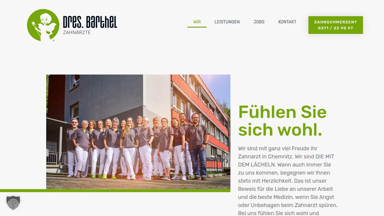 Startseite der Internetseite von Herr Dr. Tom Barthel
